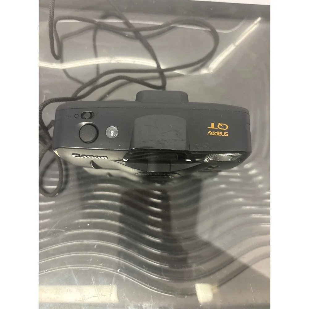 Canon Snappy QT 35mm Point and Shoot Film Camera Black with Strap